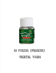 VEGETAL VIGRA 10 PIEZAS FRASCOS